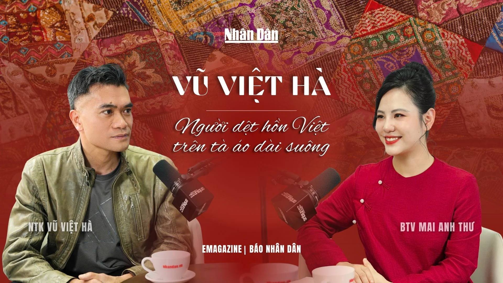 Vũ Việt Hà: Người dệt hồn Việt Nam trên tà áo dài suông