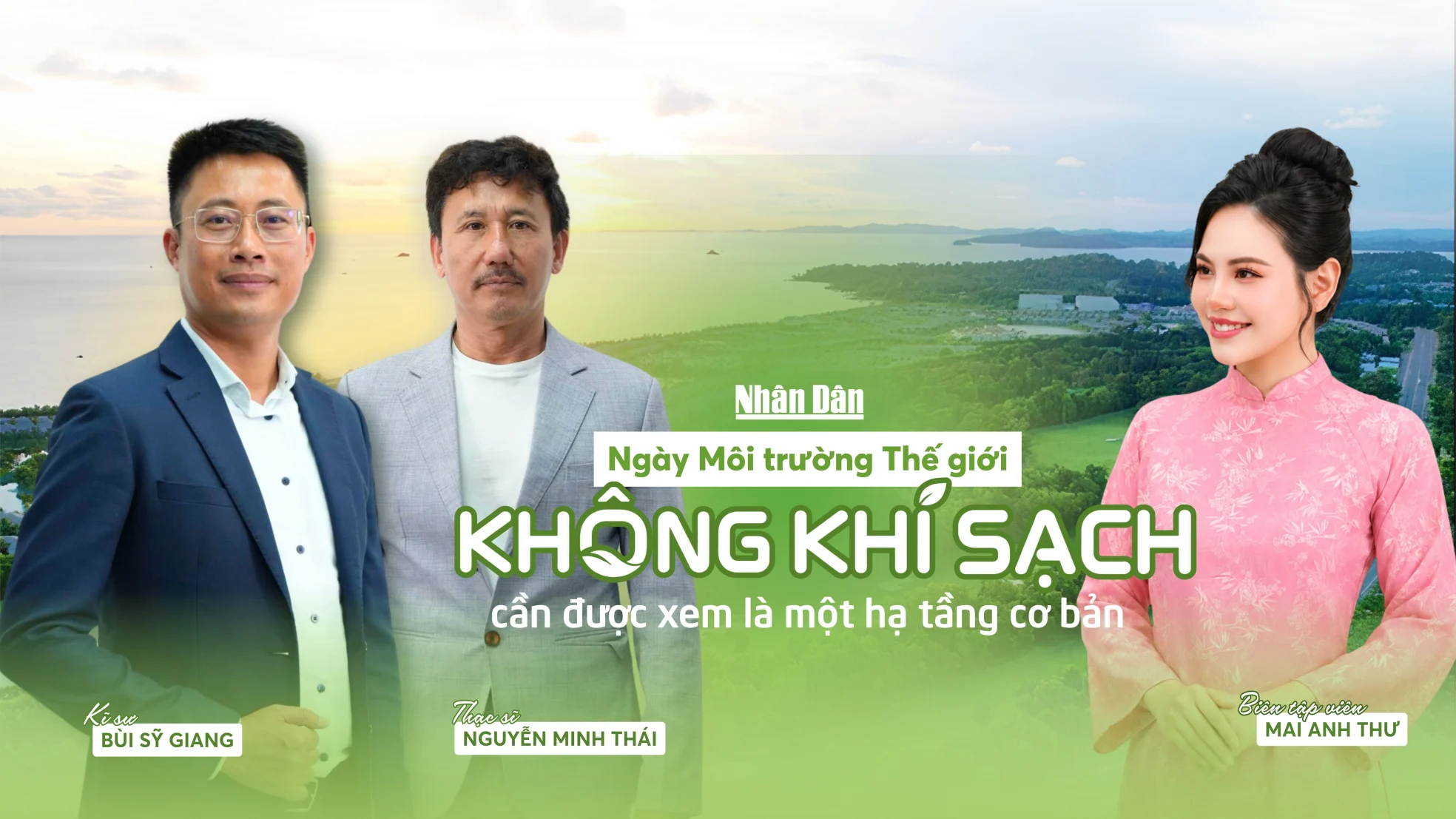 Ngày Môi trường Thế giới: Không khí sạch cần được xem là một hạ tầng cơ bản